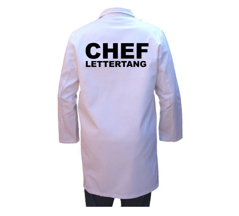 chef lettertang jas