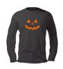 halloween pompoen gezicht t-shirt lange mouw