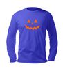 foto 2 halloween pompoen gezicht t-shirt lange mouw