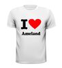 foto 3 i love Ameland t-shirt korte mouw