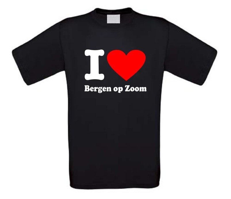 i love Bergen op Zoom t-shirt korte mouw