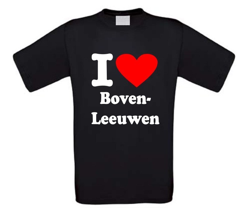 i love Boven-Leeuwen t-shirt korte mouw