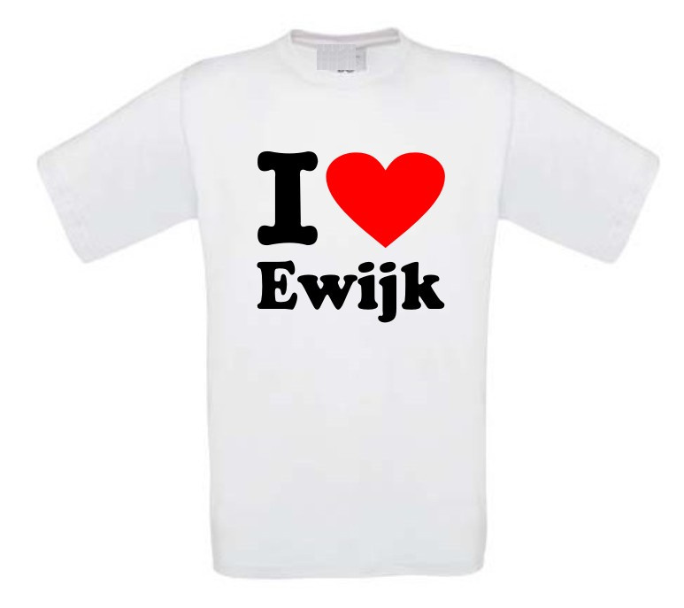 i love Ewijk t-shirt korte mouw