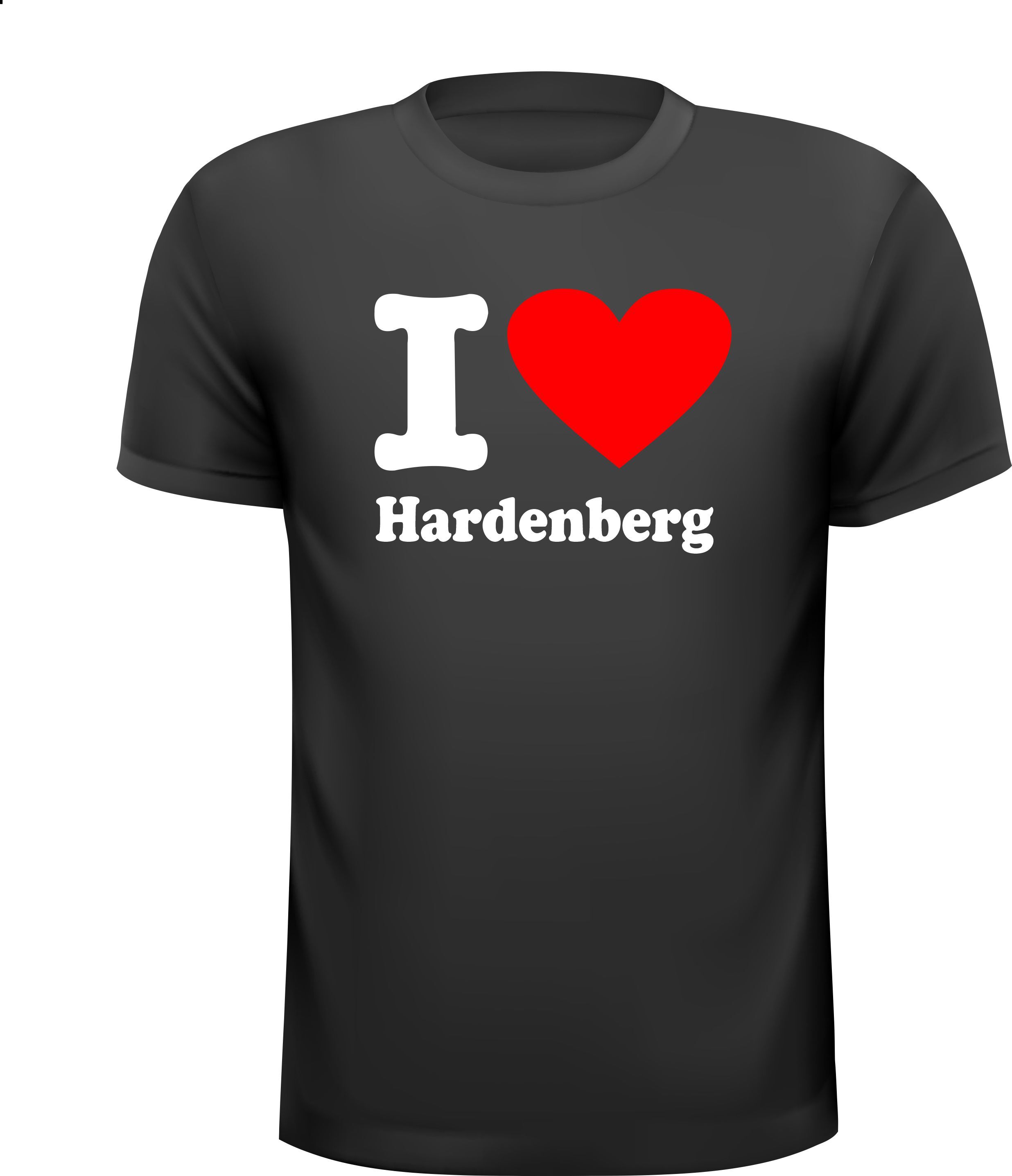 i love Hardenberg t-shirt korte mouw