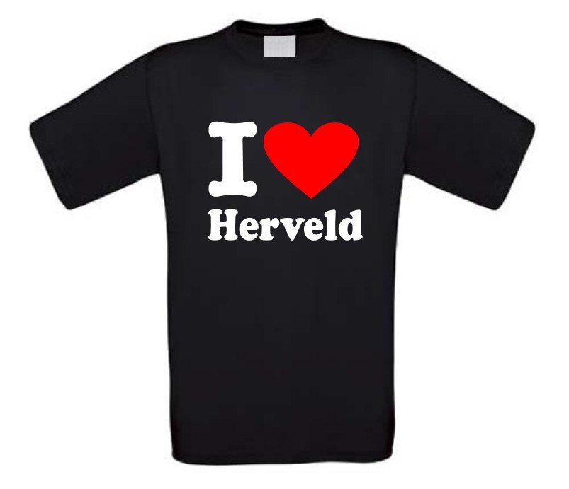 i love Herveld t-shirt korte mouw