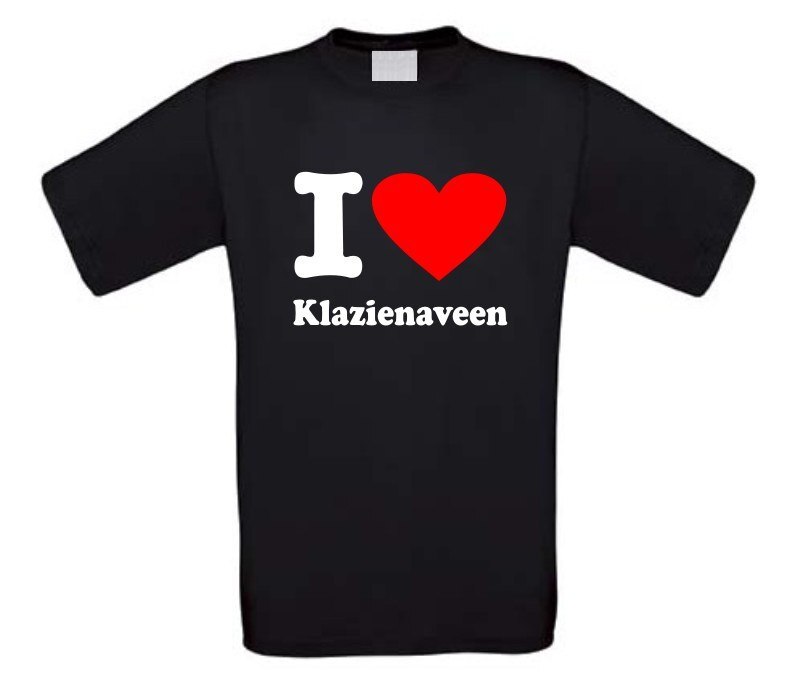 i love Klazienaveen t-shirt korte mouw