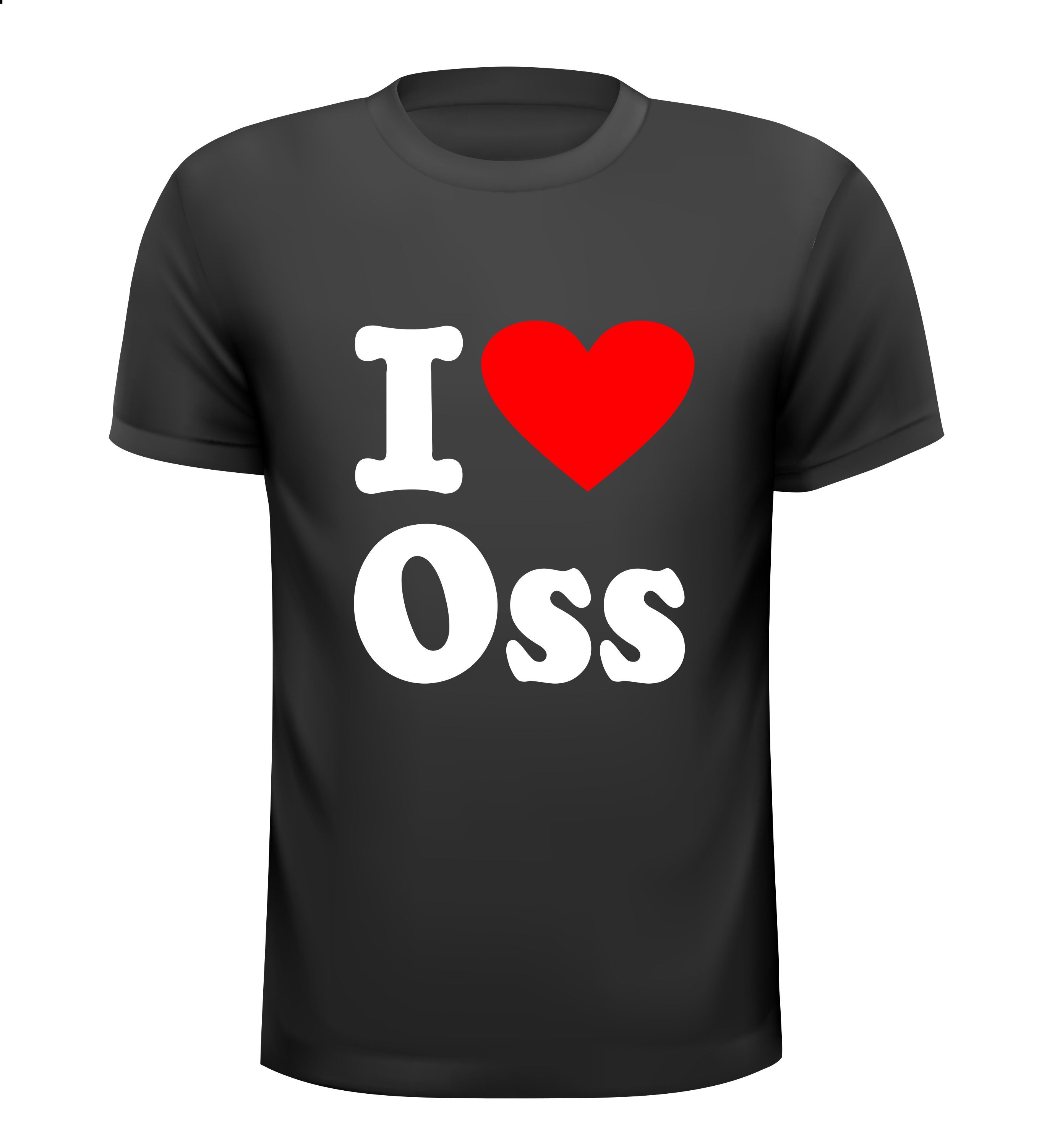 i love Oss t-shirt korte mouw