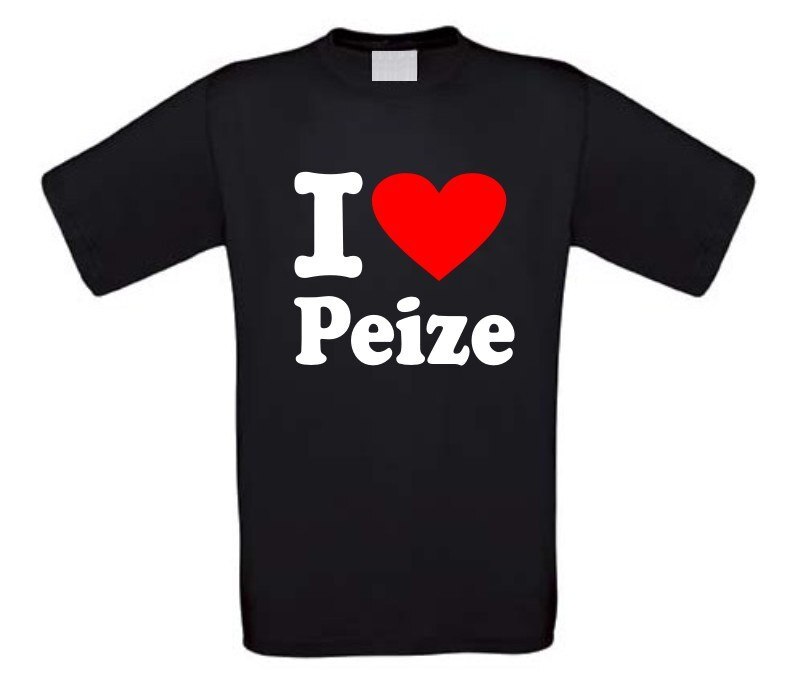 i love Peize t-shirt korte mouw