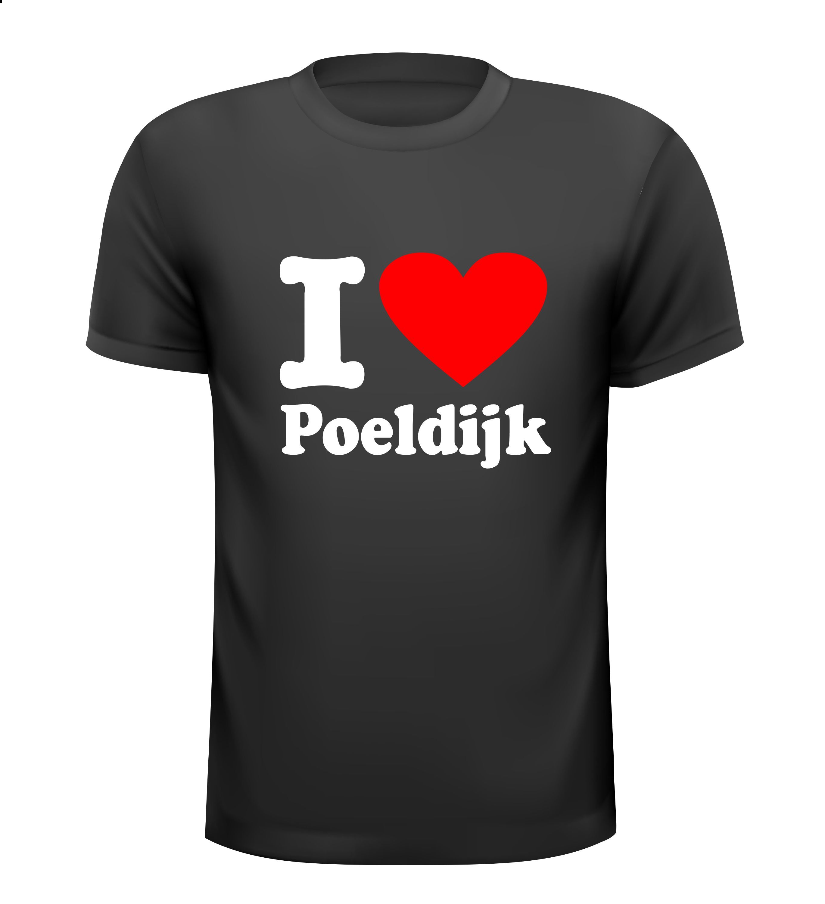 i love Poeldijk t-shirt korte mouw