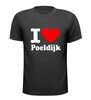 foto 1 i love Poeldijk t-shirt korte mouw