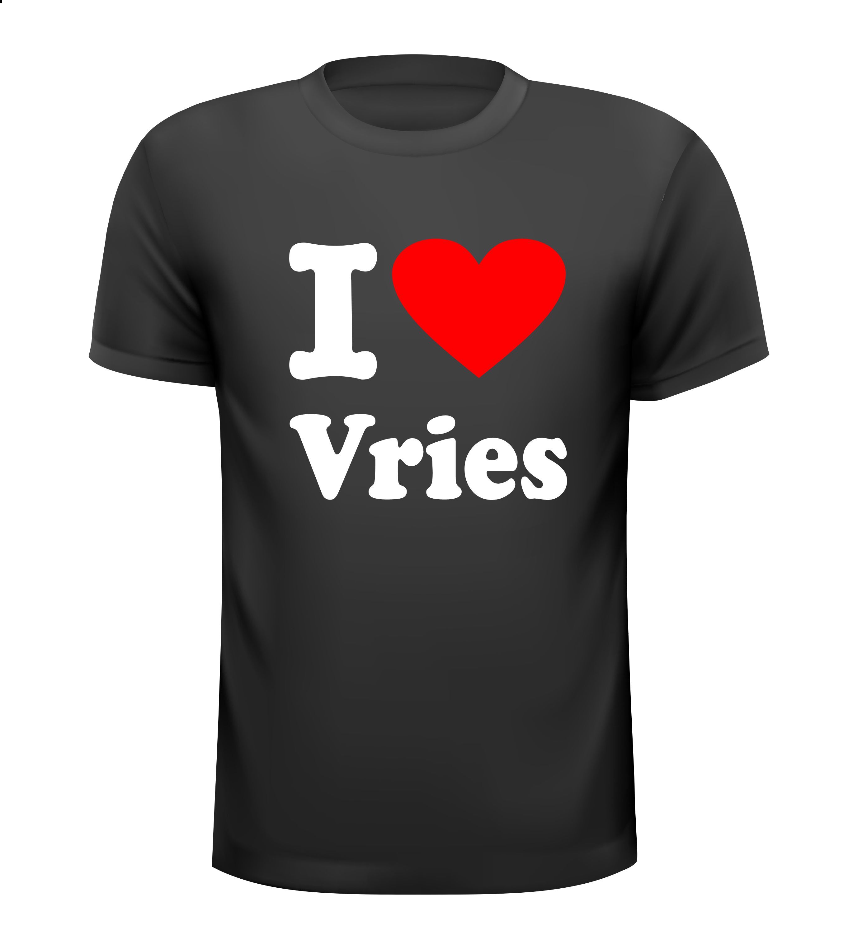 i love Vries t-shirt korte mouw