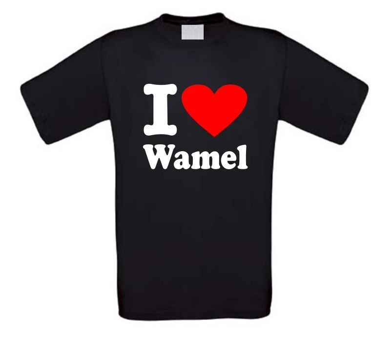 i love Wamel t-shirt korte mouw