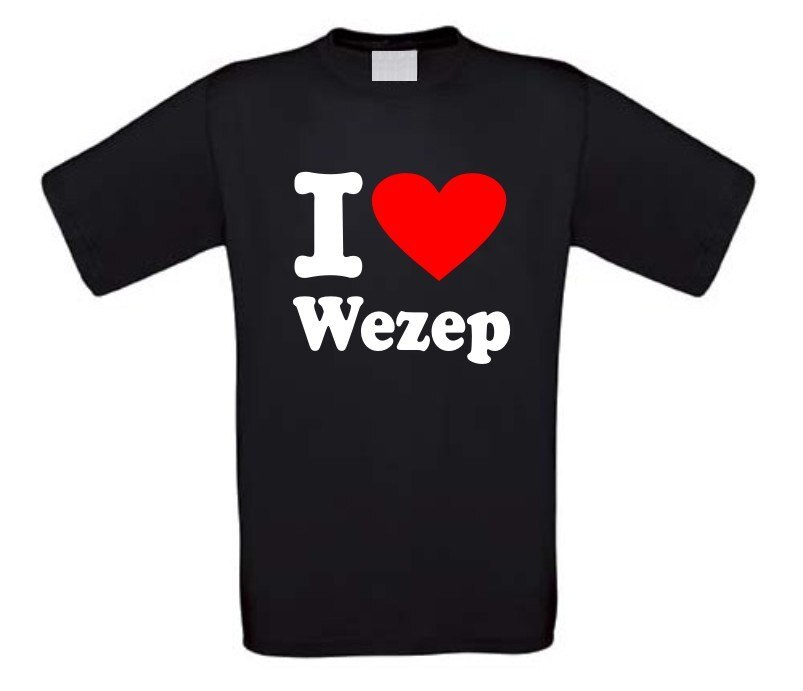 i love Wezep t-shirt korte mouw