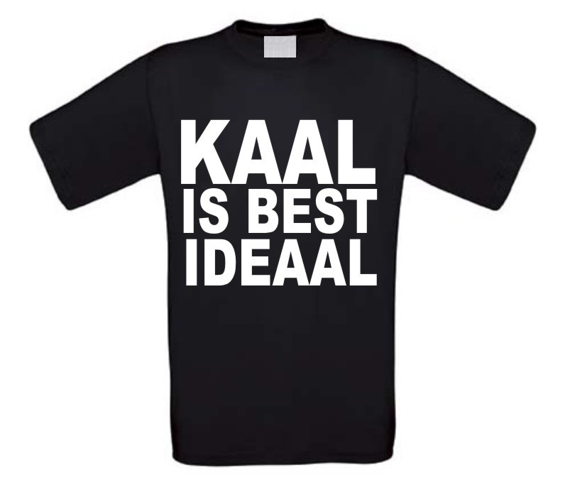 Kaal is best ideaal T-shirt korte mouw