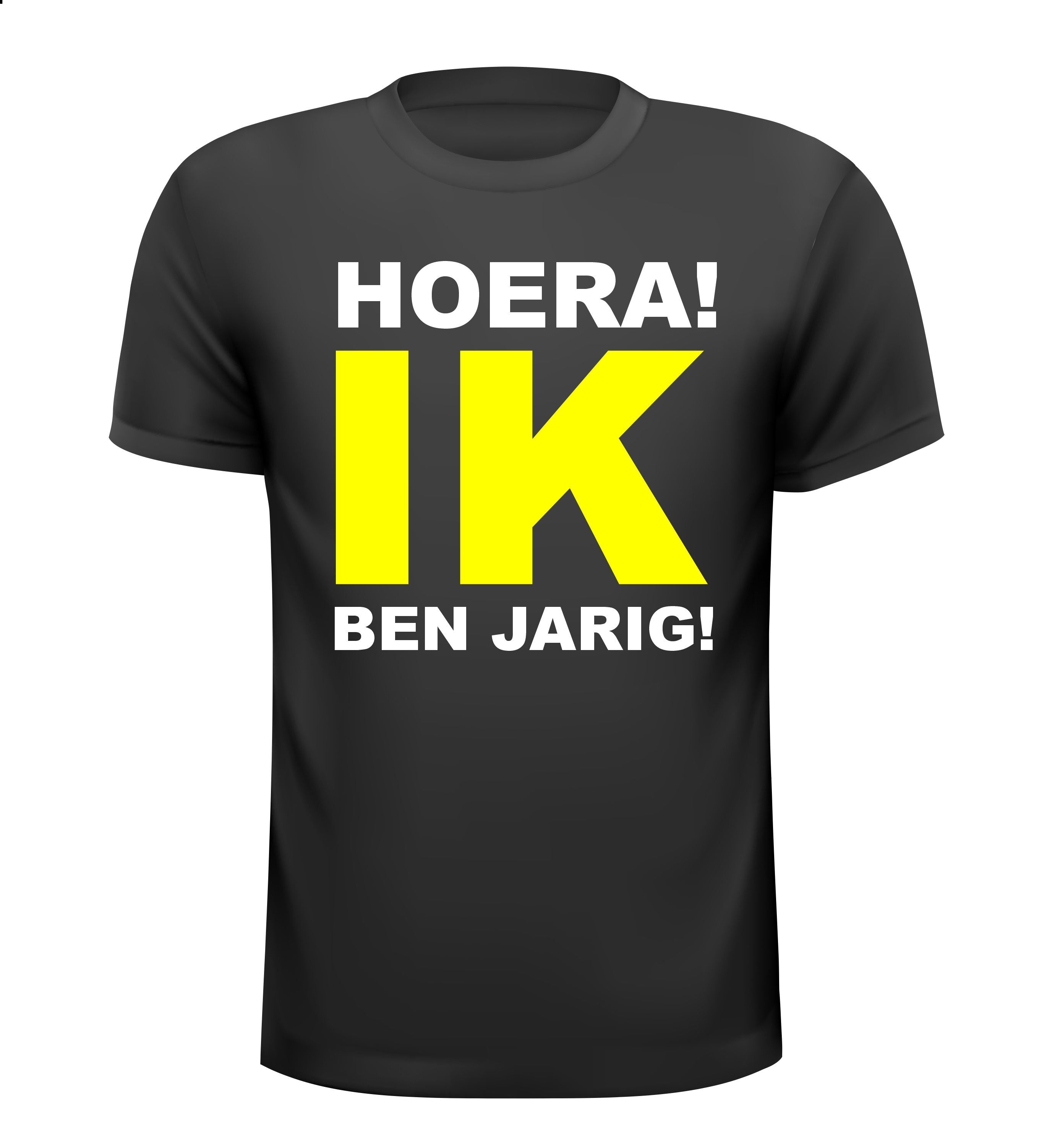 Shirtje hoera ik ben jarig