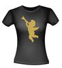 foto 2 Shirtje met engel glitter gouden opdruk