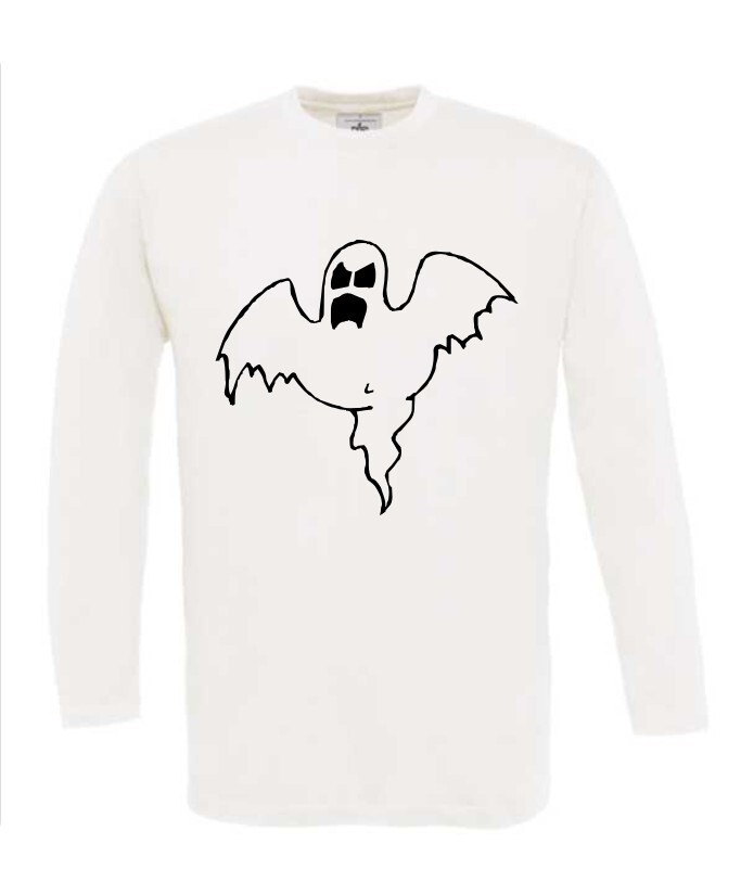 spook t-shirt lange mouw halloween