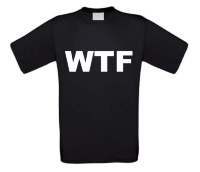Wtf what the fuck t-shirt korte mouw
