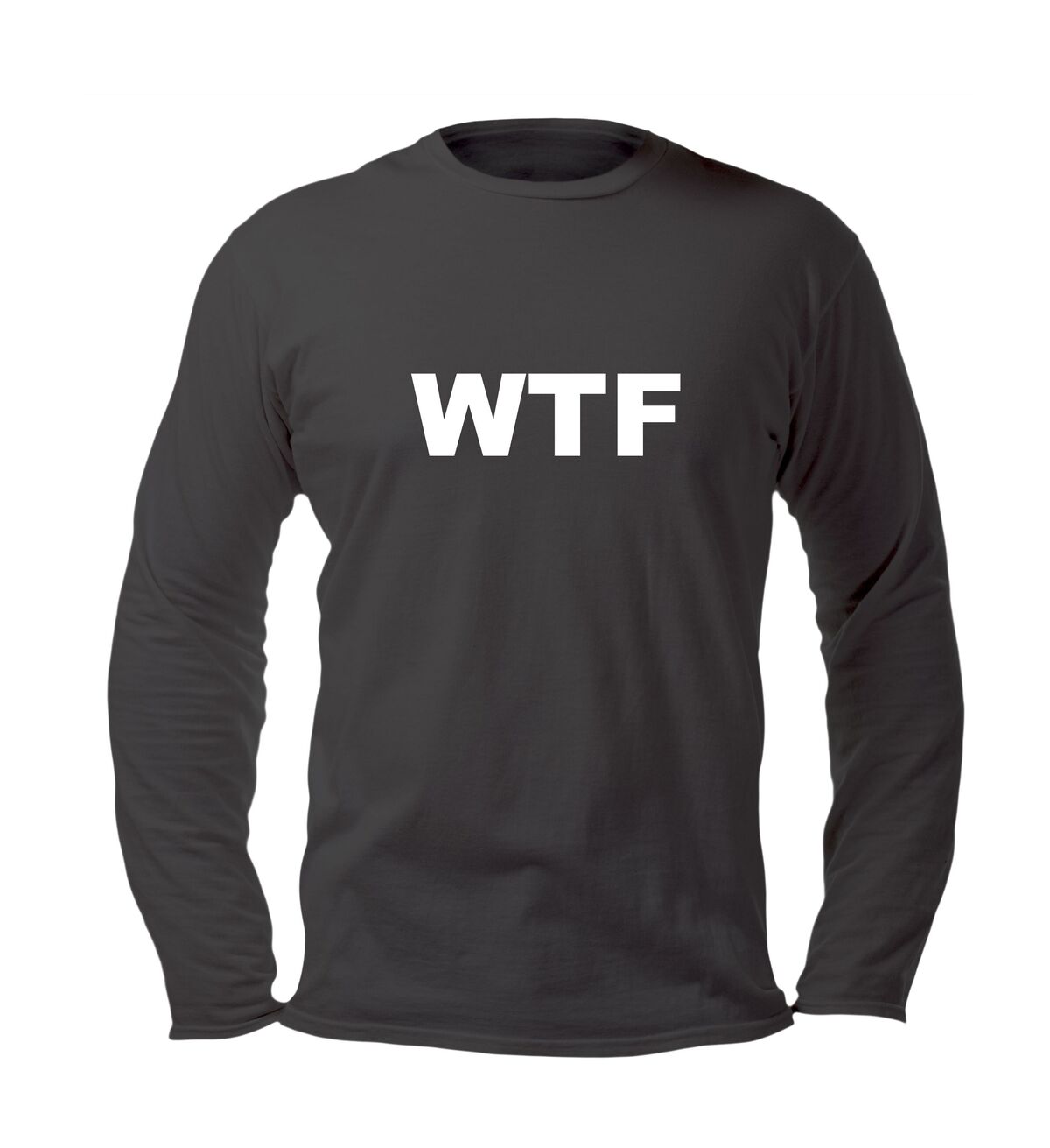 wtf what the fuck t-shirt lange mouw