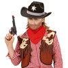 foto 2 Cowboyhoed  sheriff kind zwart