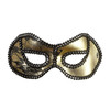 foto 1 Oogmasker zwart met goud Met Kant Op Ogen