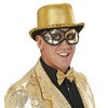 foto 5 Oogmasker zwart met goud Met Kant Op Ogen