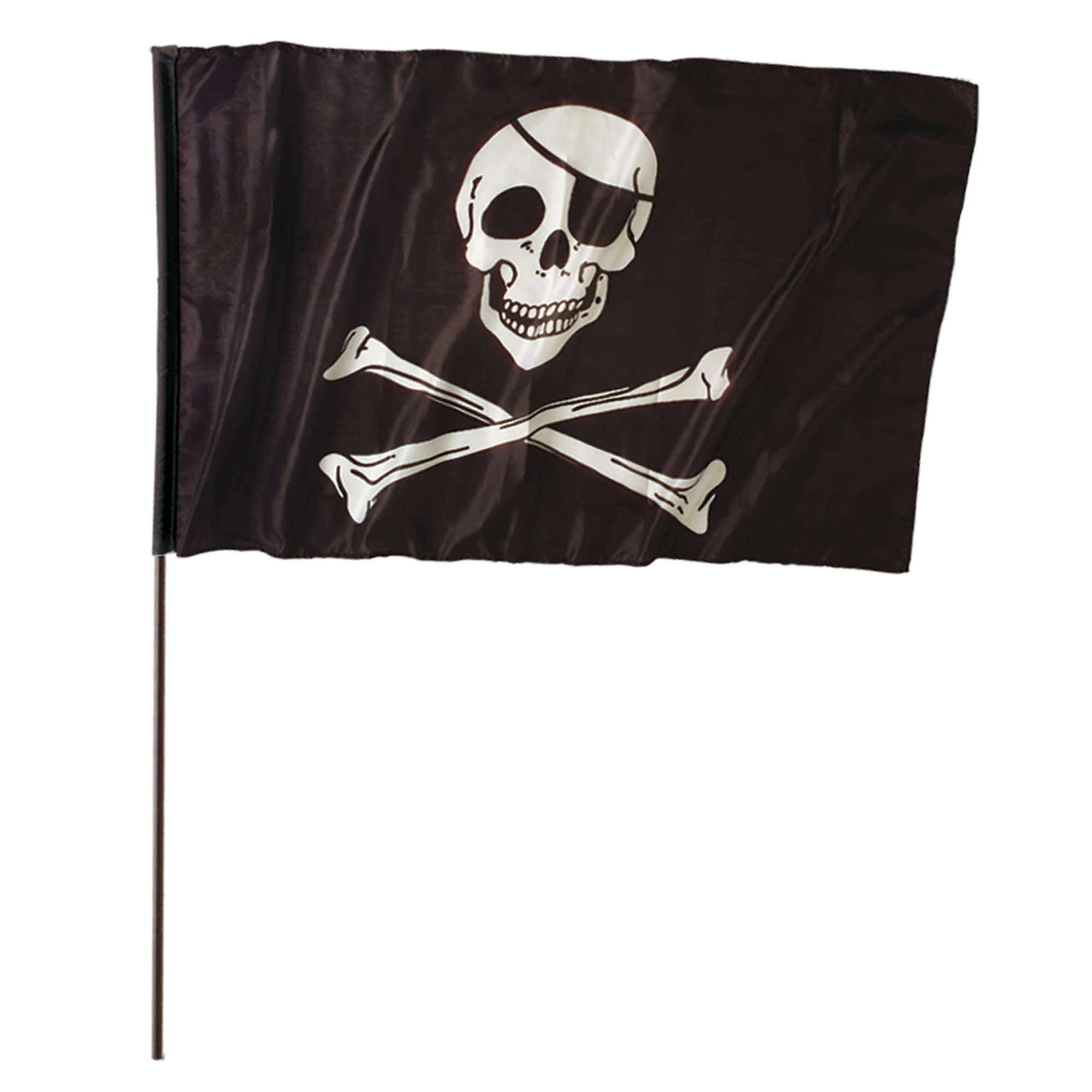 Piratenvlag Groot Met Stok 120 x 70cm