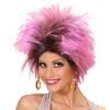 foto 1 Pruik Frenzy roze zwart