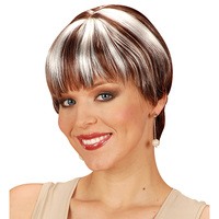 Pruik chanel bruin met blonde highlights Pruik chanel bruin met blonde highlights