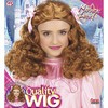 foto 2 Pruik prinses bruin met lint kind
