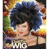 foto 2 Pruik rock prinses zwart met blauwe accenten