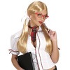 foto 3 Pruik stout schoolmeisje blond haar