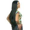 foto 3 Pruik zeer lang haar zwart