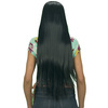 foto 4 Pruik zeer lang haar zwart