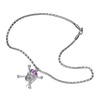 foto 2 Schedelketting strass piraat