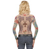 foto 2 Tattoo t-shirt engelenvleugel vrouw dames