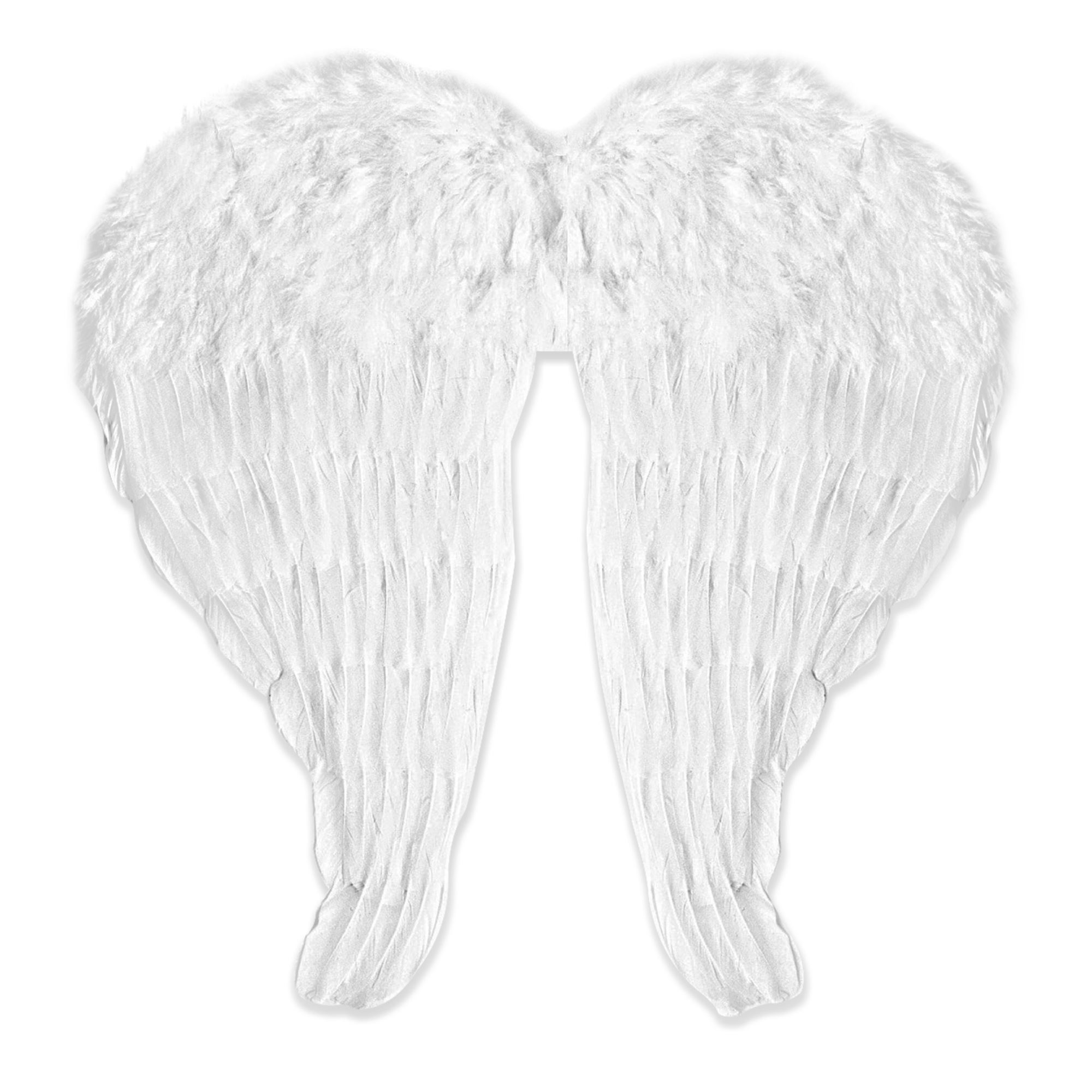 Vleugels van engel gemaakt van witte veren