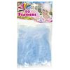 foto 2 Zakje met 50 veertjes licht blauw