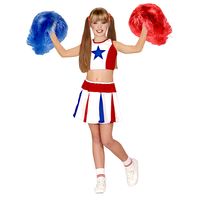 Amerikaans cheerleader kostuum kind Amerikaans cheerleader kostuum kind