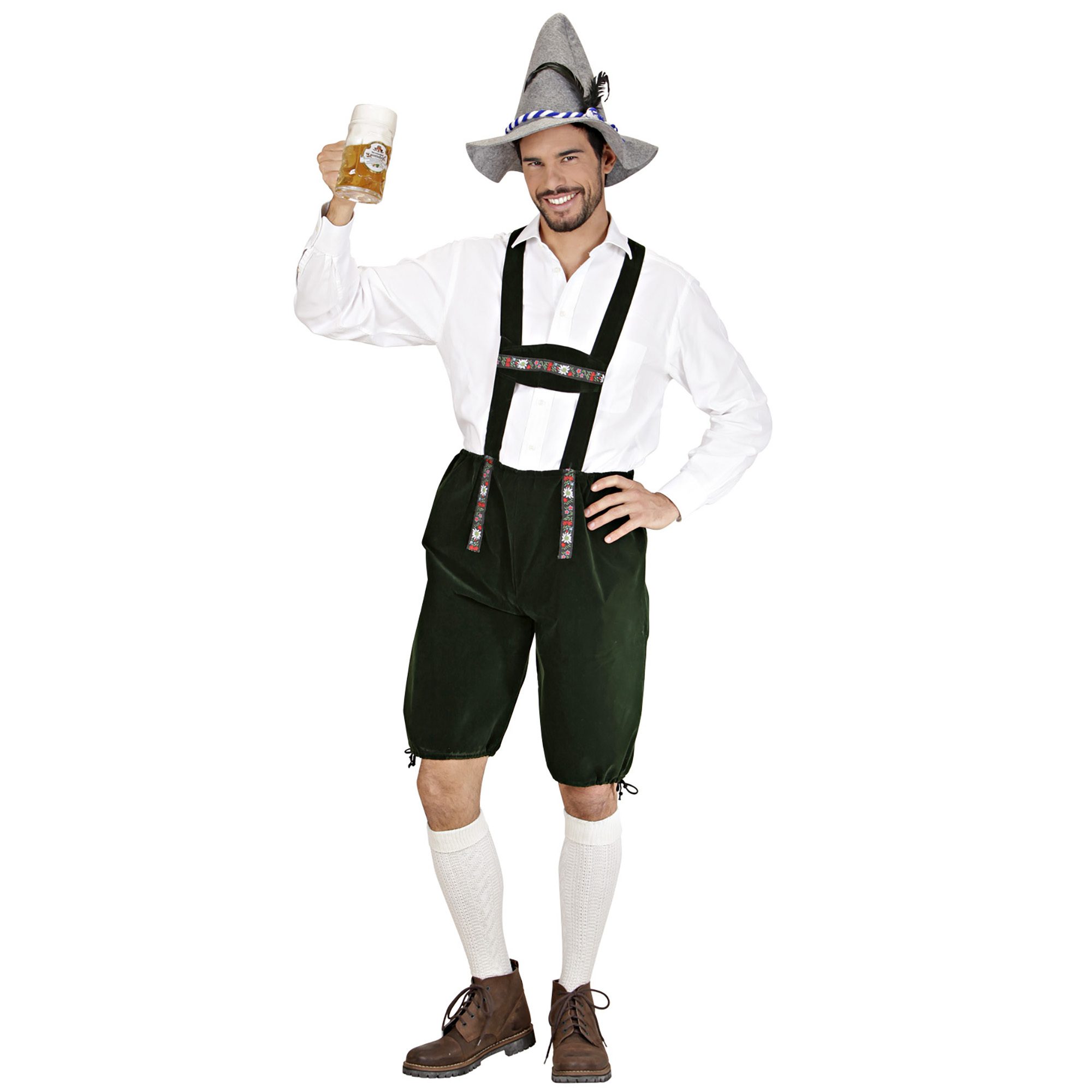 beierse oktoberfest  tirolerbroek, lederhose volwassen