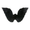 Dark angel Vveugels zwart mystieke vleugels 86 x 31 cm voor cosplay halloween en andere thema feesten