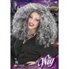 foto 2 De Ultieme Grijze heksenpruik met afro Krullen mysterieus wild en magisch