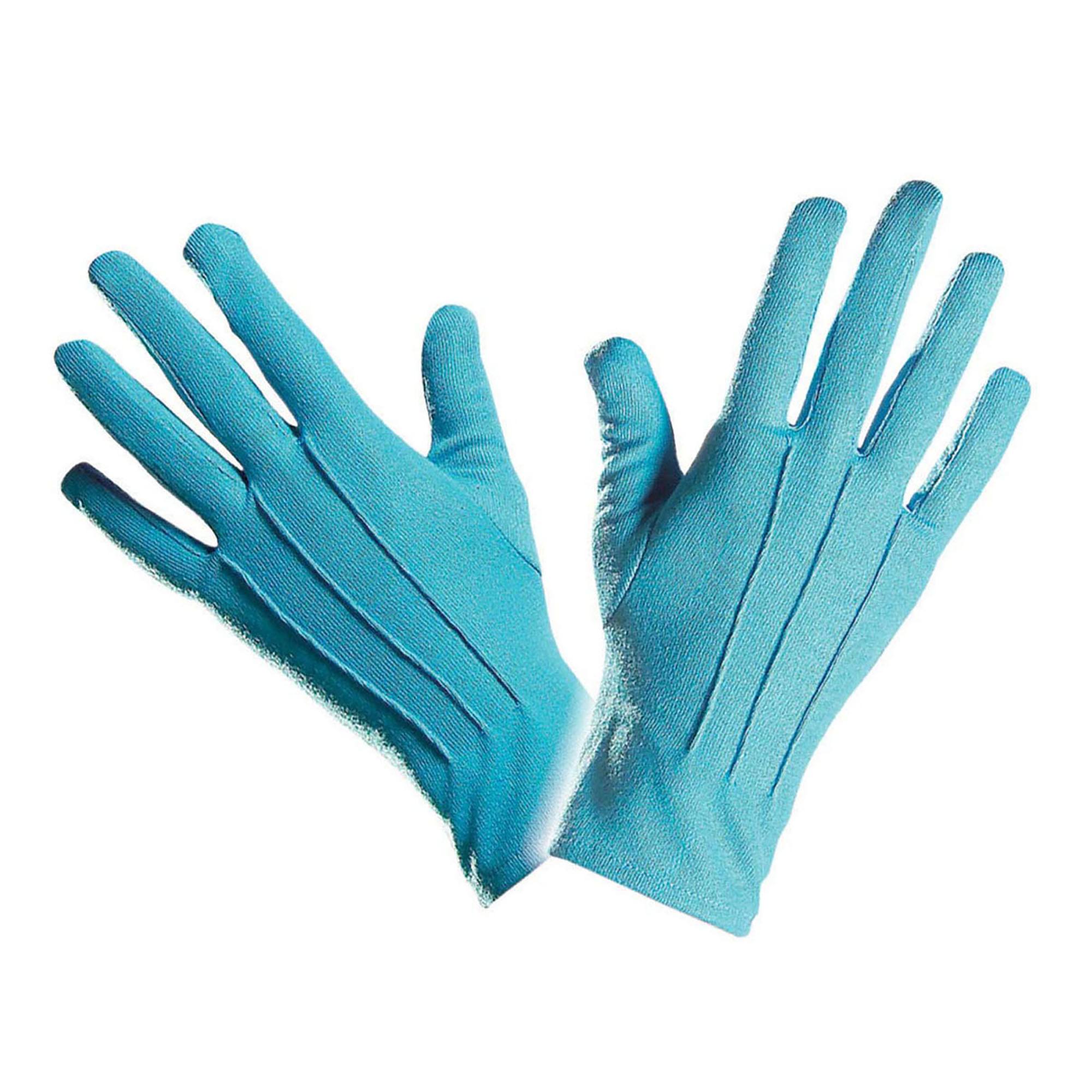 Handschoenen blauw in de kleur van de smurfen