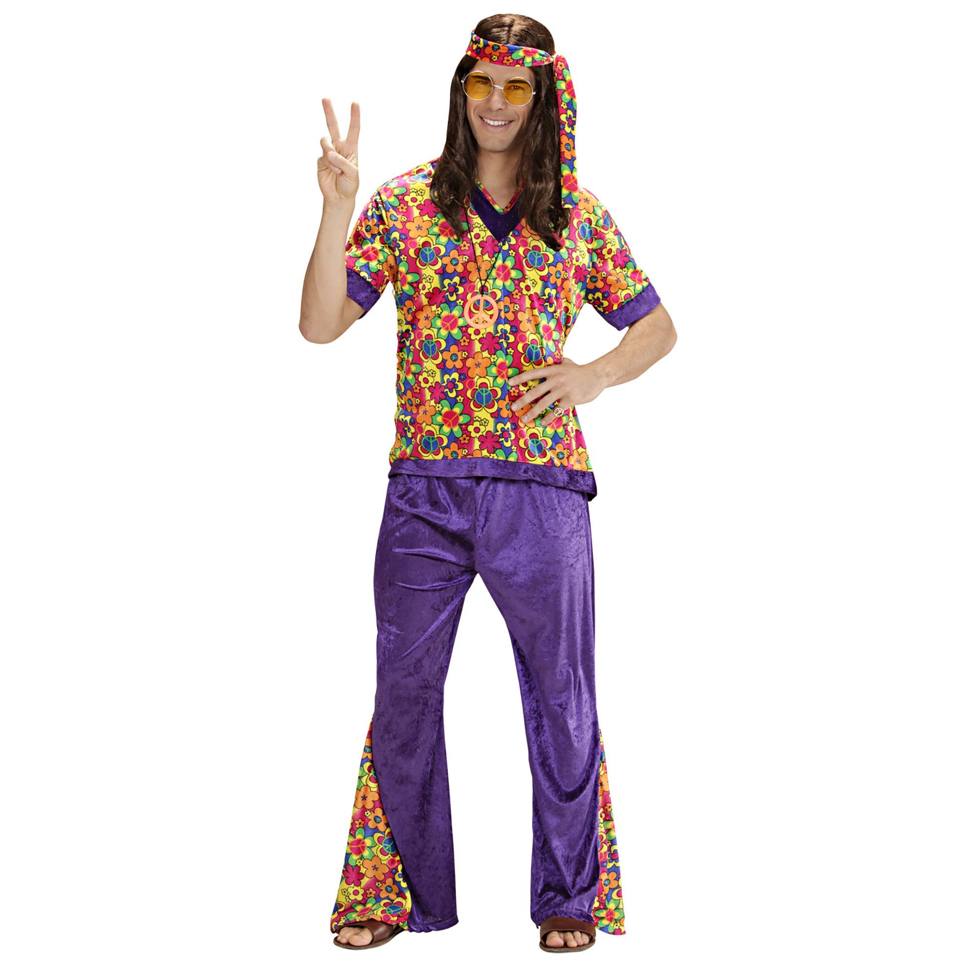 hippie man ,flower power dude fluweel