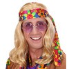 hippie pruik Lennon blond lange haren