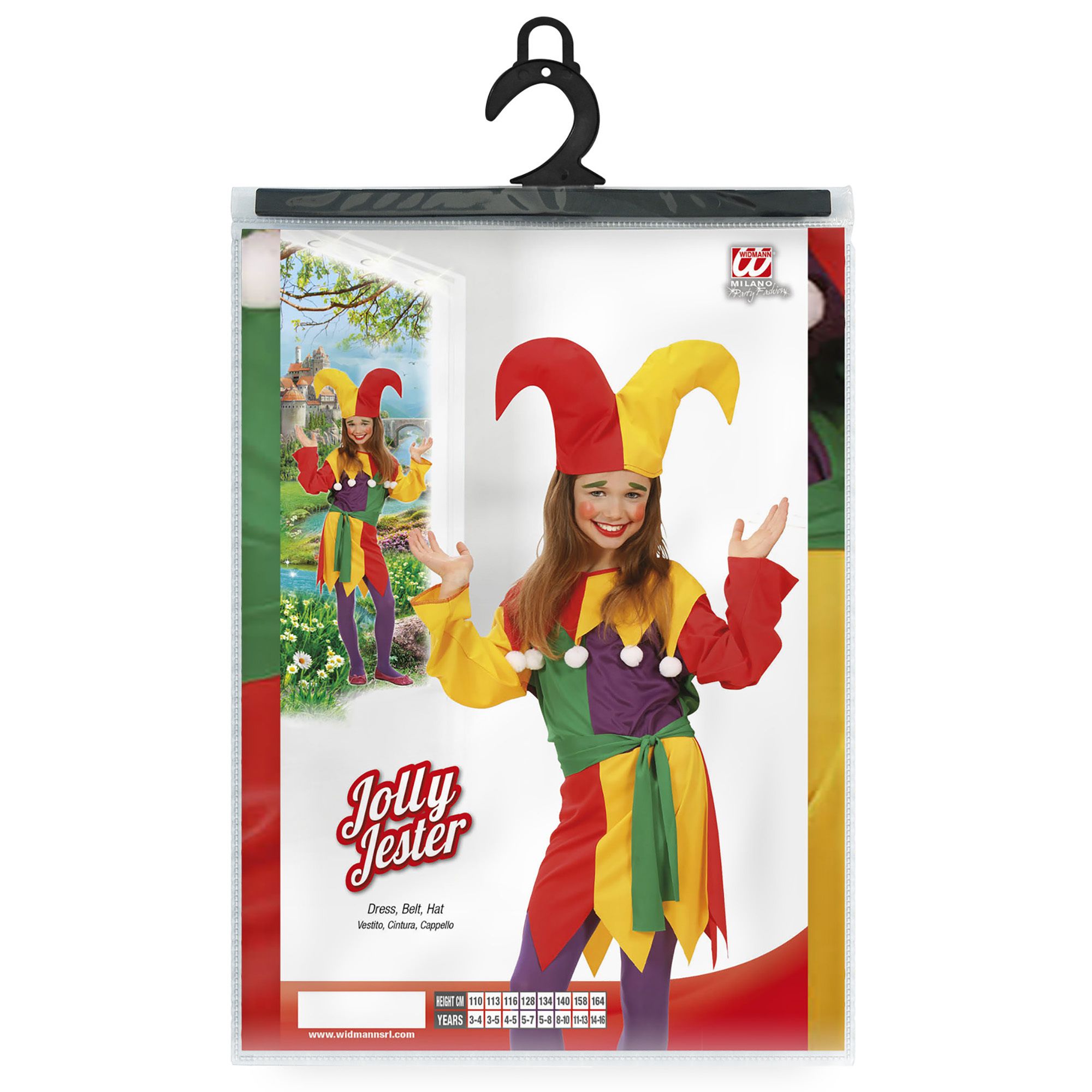 Jolly joker meisjes kostuum Goedkope Feestwinkel