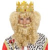 foto 1 luxe Set Koning pruik snor baard 