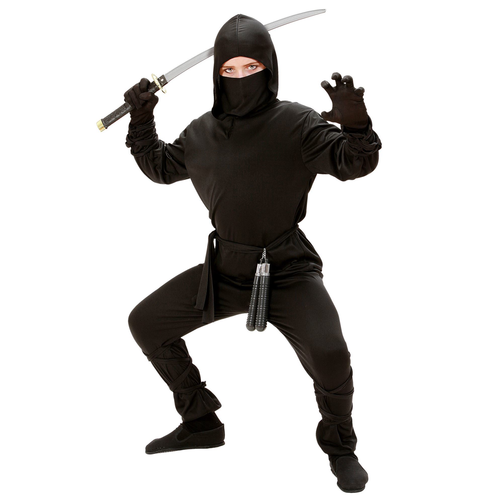 ninja kostuum oosterse zwarte krijger