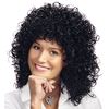 foto 1 Pruik Gabrielle met een bos krullende zwarte haren 