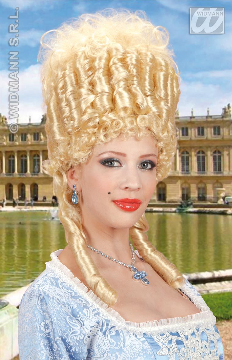 Pruik marie Antoinette blond